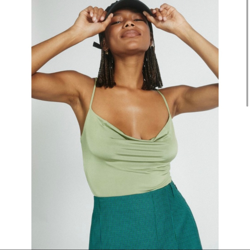 UO sunset cowlneck bodysuit